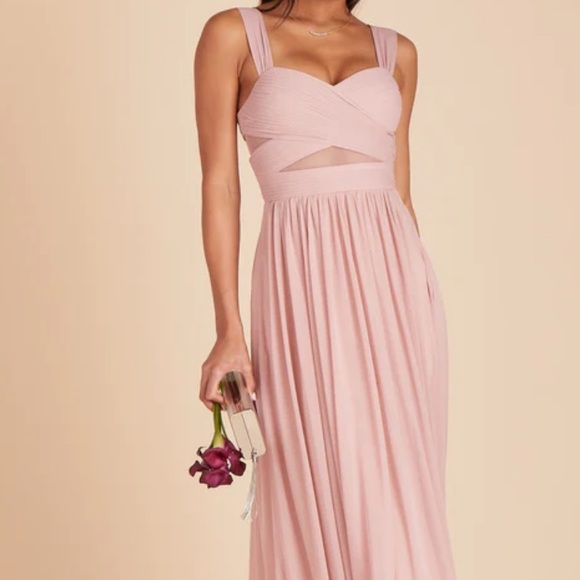 ELSYE DRESS Birdy Grey in dusty rose - Picture 3 of 3